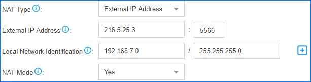 Consistent compile Mariner Set NAT with External IP Address