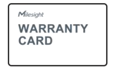 1 × Warranty Card